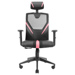 Mars Gaming MGC-ERGO Sedia per gaming universale Seduta imbottita Rosa, Nero