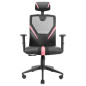 Mars Gaming MGC-ERGO Sedia per gaming universale Seduta imbottita Rosa, Nero