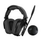 KeepOut HXAIR cuffia e auricolare Wireless A Padiglione Gaming Nero, Argento
