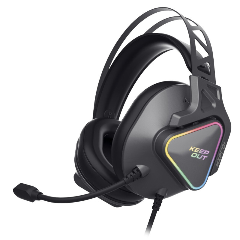 KeepOut HXPRO+ cuffia e auricolare Cablato A Padiglione Gaming USB tipo A Nero KeepOut HXPRO+ cuffia e auricolare Cablato A Padiglione Gaming USB tipo A Nero