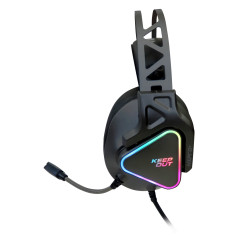 KeepOut HXPRO+ cuffia e auricolare Cablato A Padiglione Gaming USB tipo A Nero