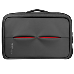 Mars Gaming MB2 zaino Nero, Rosso Alluminio, Nylon