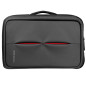 Mars Gaming MB2 zaino Nero, Rosso Alluminio, Nylon