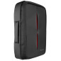 Mars Gaming MB2 zaino Nero, Rosso Alluminio, Nylon