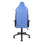 Thermaltake GGC-VCO-LWLWDS-01 sedia per videogioco Poltrona per gaming Seduta imbottita Blu, Bianco