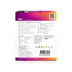 Silicon Power Armor A30 disco rigido esterno 2 TB 2.5" USB tipo A 3.2 Gen 1 (3.1 Gen 1) Nero