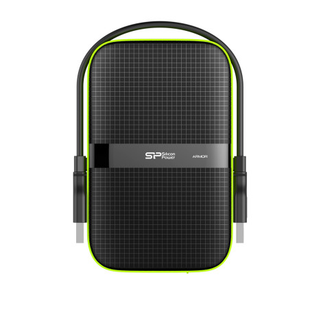 Silicon Power Armor A60 disco rigido esterno 2 TB 2.5" USB tipo A 2.0/3.2 Gen 1 (3.1 Gen 1) Nero