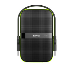 Silicon Power Armor A60 disco rigido esterno 4 TB 2.5" Micro-USB B 3.2 Gen 1 (3.1 Gen 1) Nero, Verde
