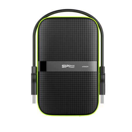 Silicon Power Armor A60 disco rigido esterno 4 TB 2.5" Micro-USB B 3.2 Gen 1 (3.1 Gen 1) Nero, Verde