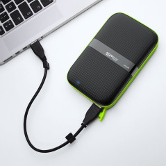 Silicon Power Armor A60 disco rigido esterno 4 TB 2.5" Micro-USB B 3.2 Gen 1 (3.1 Gen 1) Nero, Verde