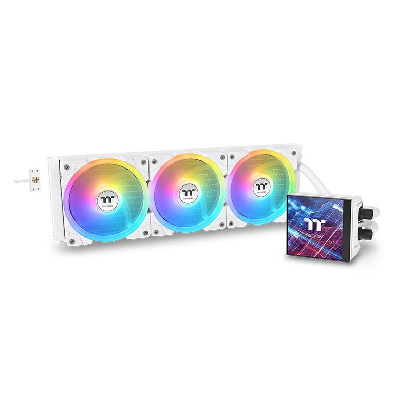 Thermaltake MAGFloe 420 Ultra ARGB Processore Raffreddatore di liquidi tutto in uno 14 cm Bianco 1 pz