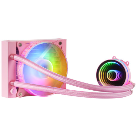 Mars Gaming MLONE120P sistema di raffreddamento per computer Processore Raffreddatore di liquidi tutto in uno 12 cm Rosa 1 pz