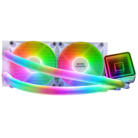 Mars Gaming ML-ULTRA240 Processore Raffreddatore di liquidi tutto in uno Bianco 1 pz
