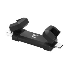 Silicon Power DS72 unità flash USB 1 TB USB Type-A / USB Type-C 3.2 Gen 2 (3.1 Gen 2) Nero