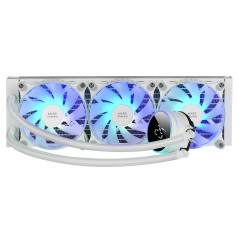 Mars Gaming ML-LCD360W Processore Kit di raffreddamento a liquido 12 cm Bianco 1 pz