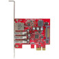 StarTech.com Scheda Espansione PCI Express USB 3.0 a 3 porte con UASP + Gigabit Ethernet StarTech.com Scheda Espansione PCI Express USB 3.0 a 3 porte con UASP + Gigabit Ethernet