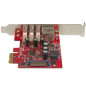 StarTech.com Scheda Espansione PCI Express USB 3.0 a 3 porte con UASP + Gigabit Ethernet StarTech.com Scheda Espansione PCI Express USB 3.0 a 3 porte con UASP + Gigabit Ethernet