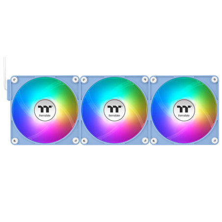 Thermaltake CL-F198-PL12BU-A sistema di raffreddamento per computer Case per computer Ventilatore 12 cm Blu 3 pz