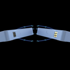 Thermaltake CL-F198-PL12BU-A sistema di raffreddamento per computer Case per computer Ventilatore 12 cm Blu 3 pz