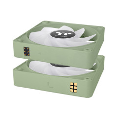 Thermaltake CL-F198-PL12MG-A sistema di raffreddamento per computer Case per computer Ventilatore 12 cm Verde 3 pz