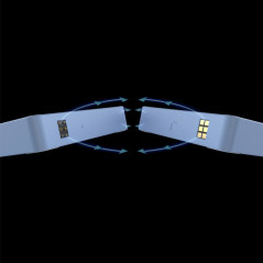 Thermaltake CL-F196-PL12BU-A sistema di raffreddamento per computer Case per computer Ventilatore 12 cm Blu 3 pz