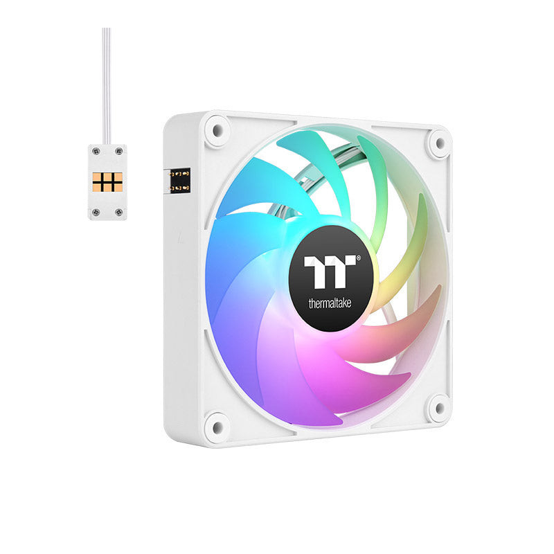 Thermaltake CL-F190-PL12SW-A sistema di raffreddamento per computer Case per computer Ventilatore 12 cm Bianco 3 pz
