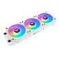 Thermaltake CL-F190-PL12SW-A sistema di raffreddamento per computer Case per computer Ventilatore 12 cm Bianco 3 pz