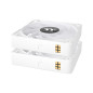 Thermaltake CL-F190-PL12SW-A sistema di raffreddamento per computer Case per computer Ventilatore 12 cm Bianco 3 pz