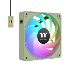 Thermaltake CL-F196-PL12MG-A sistema di raffreddamento per computer Case per computer Ventilatore 12 cm Verde 3 pz