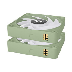 Thermaltake CL-F196-PL12MG-A sistema di raffreddamento per computer Case per computer Ventilatore 12 cm Verde 3 pz