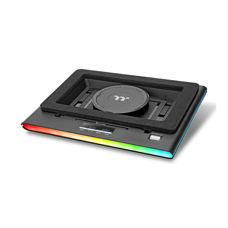Thermaltake Massive EXTREME base di raffreddamento per laptop 3500 Giri/min Nero Thermaltake Massive EXTREME base di raffreddamento per laptop 3500 Giri/min Nero