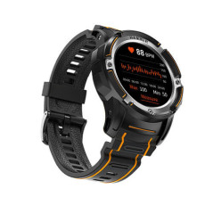 myPhone HAMMER Watch Plus 3,43 cm (1.35") AMOLED Digitale 390 x 390 Pixel Touch screen Nero, Arancione GPS (satellitare)