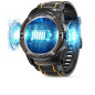 myPhone HAMMER Watch Plus 3,43 cm (1.35") AMOLED Digitale 390 x 390 Pixel Touch screen Nero, Arancione GPS (satellitare)