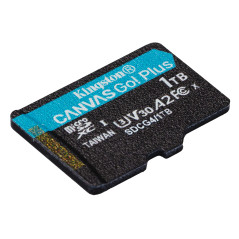 Kingston Technology Scheda microSDXC Canvas Go Plus Gen4 200MB s A2 U3 V30 da 1 TB + adattatore