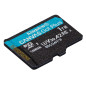 Kingston Technology Scheda microSDXC Canvas Go Plus Gen4 200MB/s A2 U3 V30 da 1 TB + adattatore