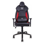 Thermaltake GGC-VCO-BRLWDS-01 sedia per videogioco Poltrona per gaming Seduta imbottita Nero, Rosso