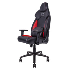 Thermaltake GGC-VCO-BRLWDS-01 sedia per videogioco Poltrona per gaming Seduta imbottita Nero, Rosso