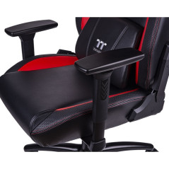 Thermaltake GGC-VCO-BRLWDS-01 sedia per videogioco Poltrona per gaming Seduta imbottita Nero, Rosso