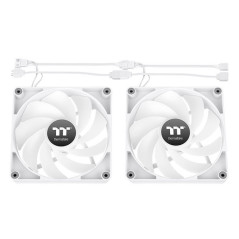 Thermaltake CT140 Reverse ARGB Case per computer Ventilatore 14 cm Bianco 2 pz
