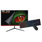 KeepOut XGM22KITV2 Monitor PC 54,6 cm (21.5") 1920 x 1080 Pixel Full HD LED Nero, Rosso