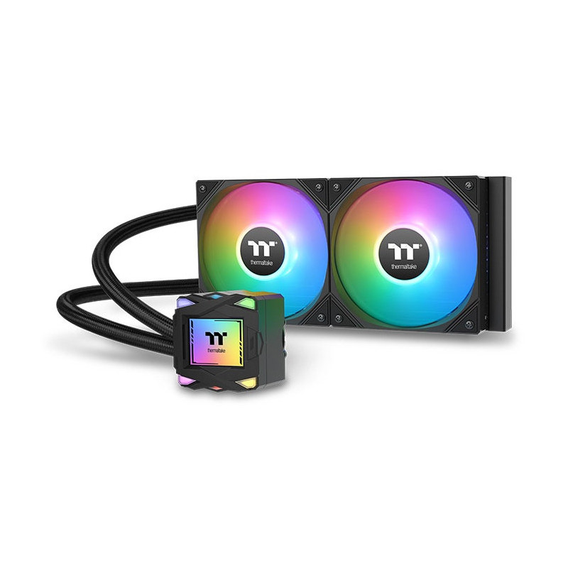 Thermaltake LA240 ARGB Scheda madre Kit di raffreddamento a liquido 12 cm Nero 1 pz