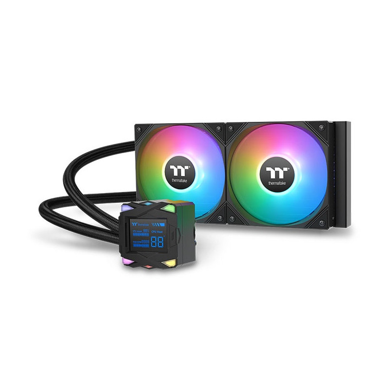 Thermaltake LA240-S ARGB Scheda madre Kit di raffreddamento a liquido 12 cm Nero 1 pz