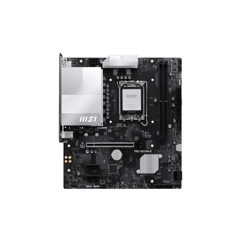 MSI PRO H810M-B scheda madre Intel H810 LGA 1851 (Socket V1) micro ATX