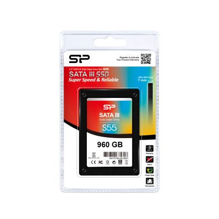 Silicon Power Slim S55 960 GB 2.5" Serial ATA III TLC