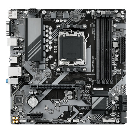 GIGABYTE A620M DS3H Scheda madre - Supporta CPU AMD Ryzen 8000, VRM digitale 5+2+2 fasi, fino a 7600MHz DDR5 (OC), 1xPCIe 4.0