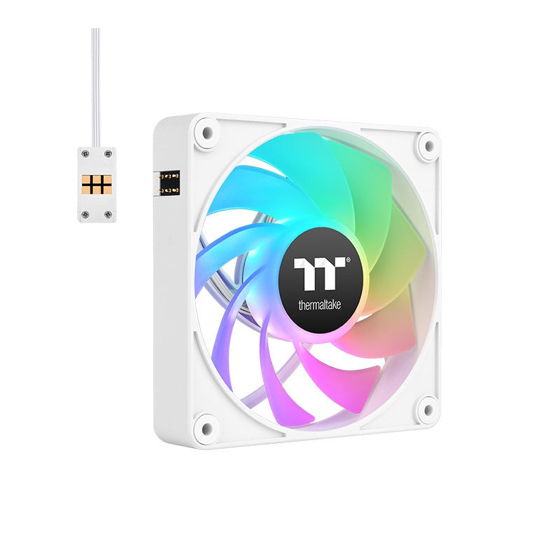 Thermaltake CL-F194-PL12SW-A sistema di raffreddamento per computer Case per computer Ventilatore 12 cm Bianco 3 pz