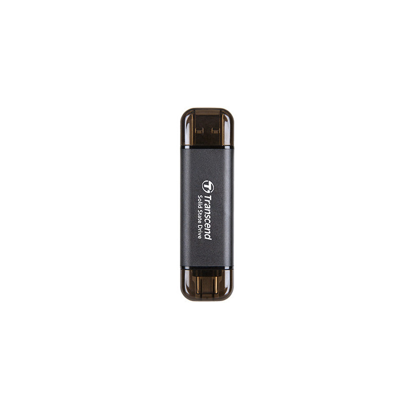 Transcend ESD310C Tecnologia Thunderbolt 512 GB Da USB tipo A a USB tipo C USB 3.2 Gen 2x2 Nero
