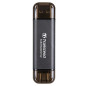Transcend ESD310C Tecnologia Thunderbolt 512 GB Da USB tipo A a USB tipo C USB 3.2 Gen 2x2 Nero