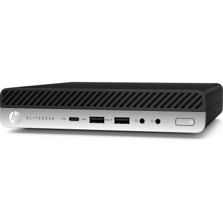 HP EliteDesk 800 G3 Refurbished Intel® Core™ i5 8 GB DDR4-SDRAM 256 GB SSD Windows 10 Pro Mini PC Nero