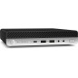 HP EliteDesk 800 G3 Refurbished Intel® Core™ i5 8 GB DDR4-SDRAM 256 GB SSD Windows 10 Pro Mini PC Nero